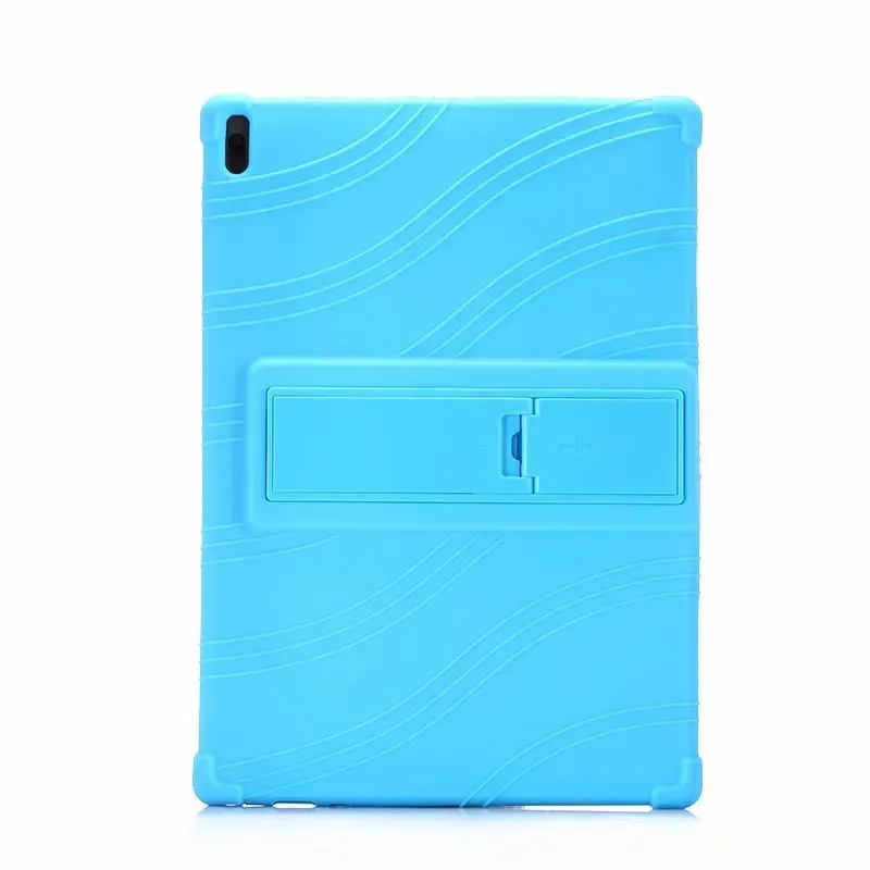 Sky blue Силиконовый чехол для lenovo Tab E10 10,1 Tablet Cover Funda TB-X104F TB X104F TB-X104L Мягкий складной чехол для защиты всего тела - Цвет: Sky blue