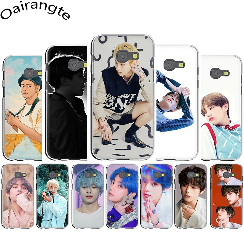 Прозрачный жесткий чехол для телефона Kim V Taehyung Samsung Galaxy J1 3 5 J2 Prime J3 7 2017US EU|Бамперы| |