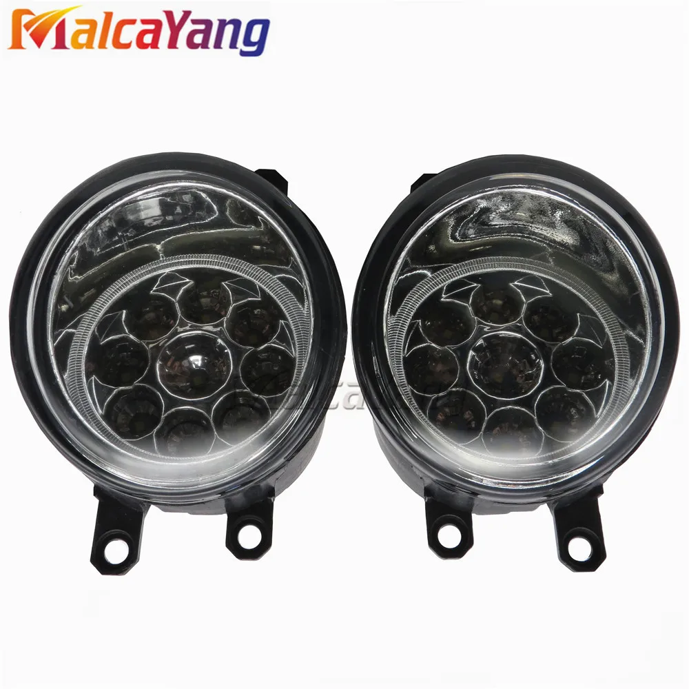 Сверхъярсветодиодный светодиодная противотуманная фара 2 шт. левая и правая