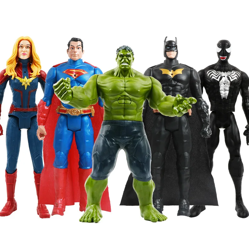 12 ''/30 см Marvel Мстители Веном Бэтмен флэш Супермен Человек Паук танос Халк Железный человек Тор Росомаха фигурка игрушки детские подарки