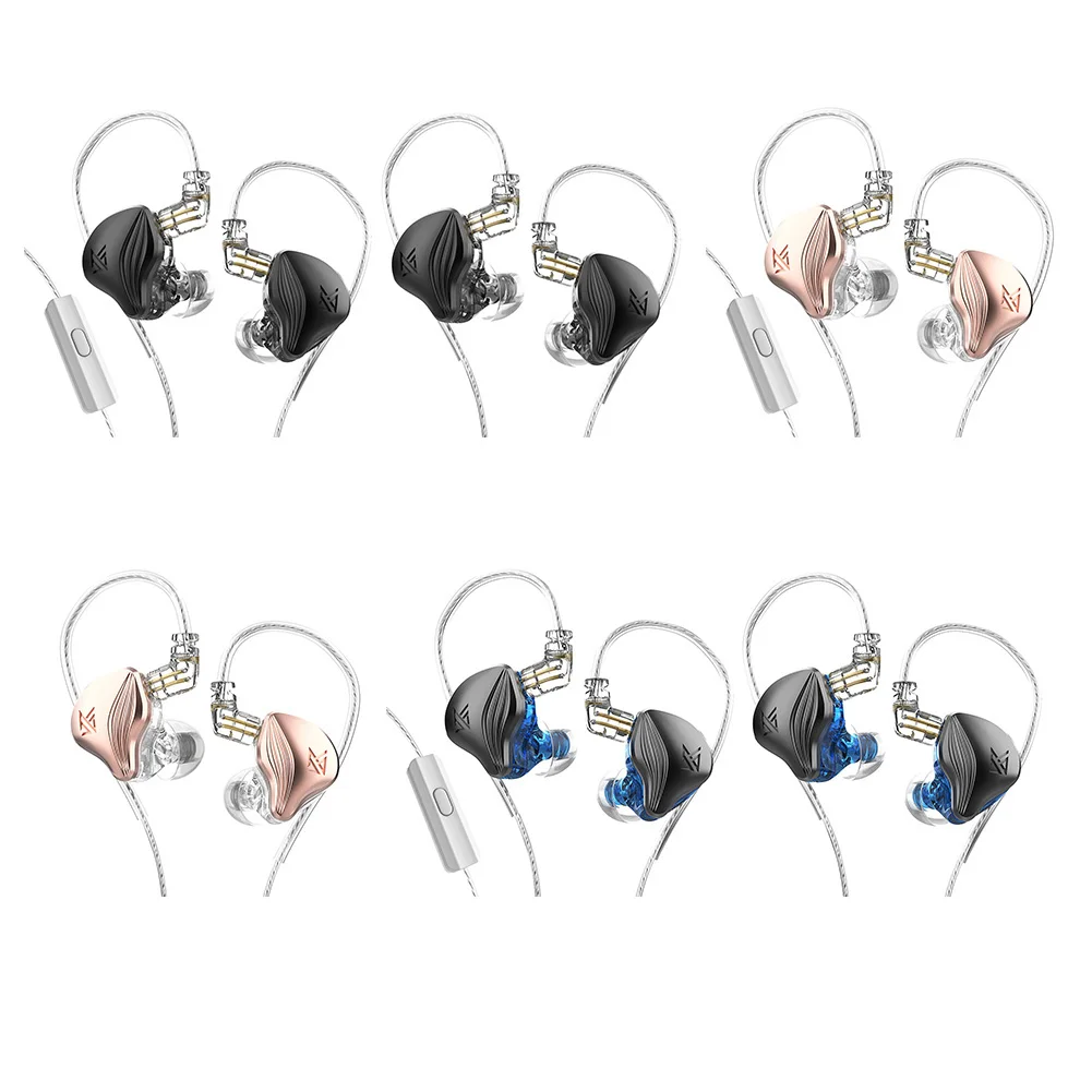 

KZ ZEX Wired Earphone 3.5mm Dynamic Drive Hybrid HIFI Bass Earbuds Sport Gaming Noise Cancelling Headsets