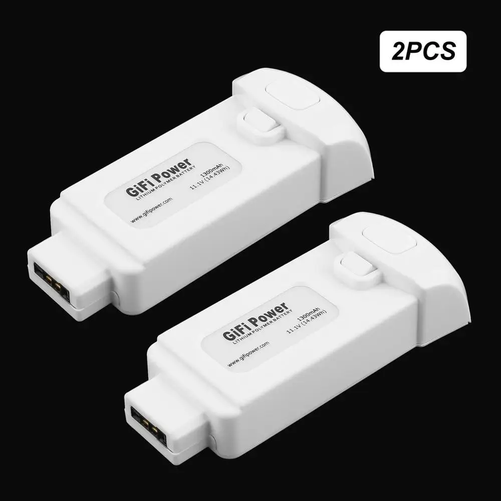 

11.1V 1300mAh Battery for Yuneec Breeze 14.43Wh Replacement Lithium Polymer Battery for Yuneec Breeze Drone Battery 2Pcs