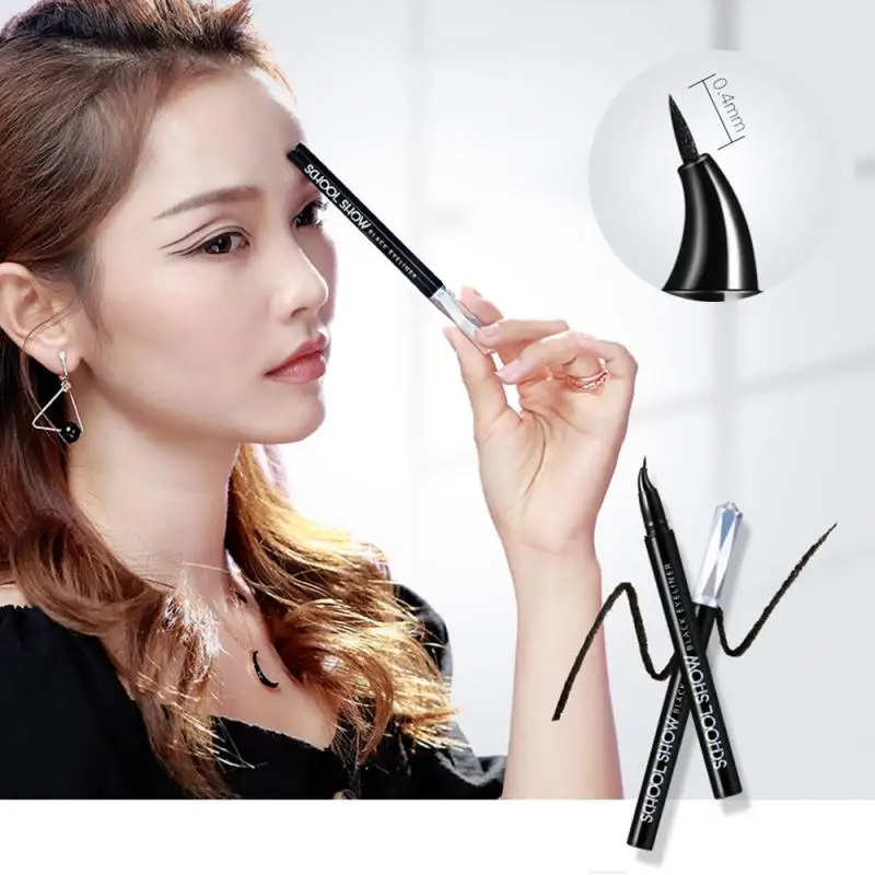 Горячая Распродажа 1 шт ястреб крюк Форма Черная Подводка для глаз карандаш