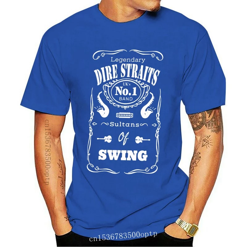 

Dire Straits T Shirt The Legendary Sultans Of Swing T-Shirt Basic Mens Tee Shirt 4xl Cute Cotton Print Short Sleeve Tshirt