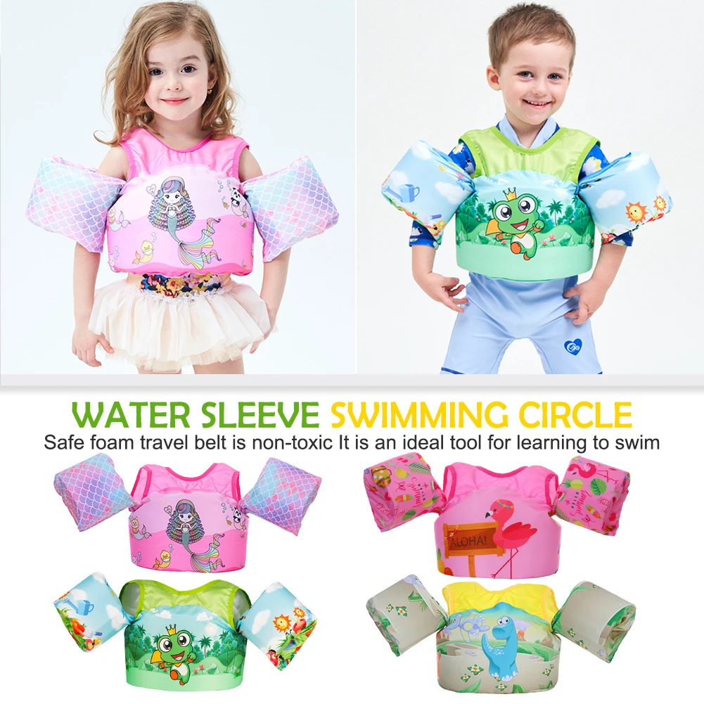 

Kids Swimming Floats Ring Arm Sleeve Floating Armbands Children Pool Safety Swim Training Foam Life Jacket