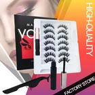 7 пар магнитных накладных ресниц водостойкие стойкие магнитные подводки для глаз для макияжа 3D норковые натуральные накладные ресницы для наращивания