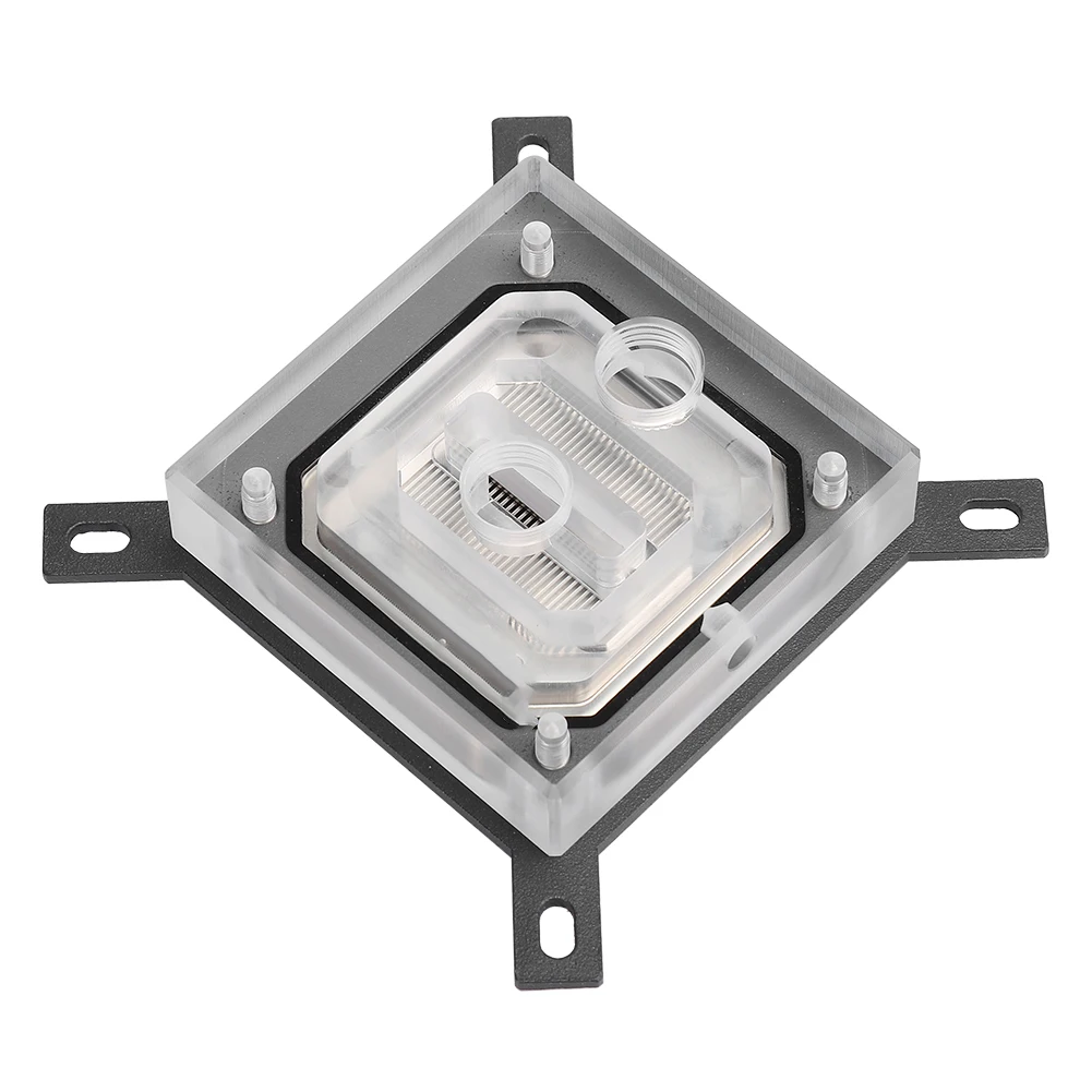 Блок водяного охлаждения ЦП жидкостный блок акриловая панель с 0 5 мм микро водной