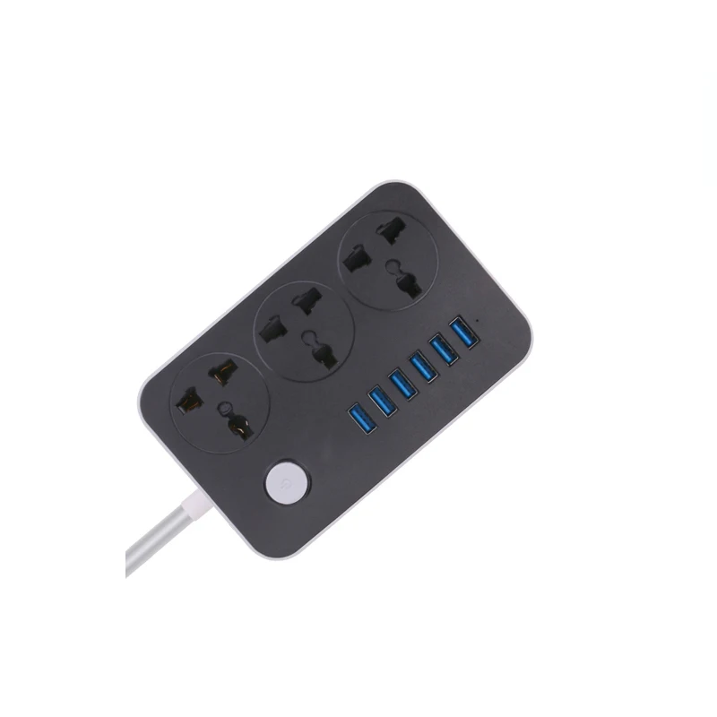 Сетевой фильтр с USB разъемом для платы питания 2 круглых контакта европейская