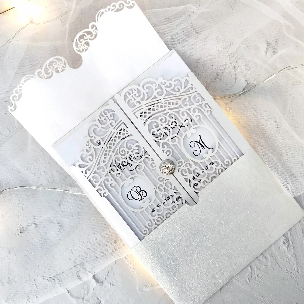 Недавно разработанные Роскошные Пригласительные открытки в форме двери с