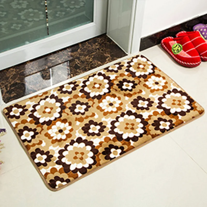Ковер из кораллового флиса водопоглощающий ковер коврик для ванной с принтом