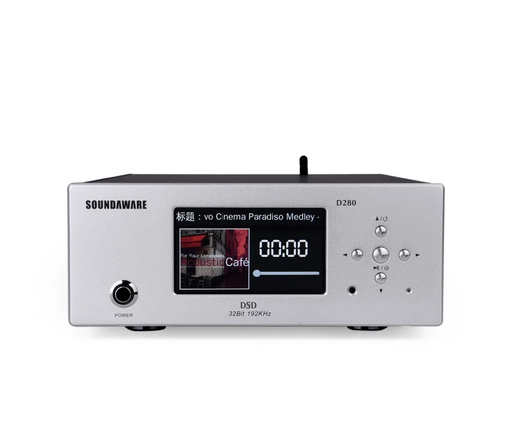 R-023 Soundaware D280 Настольный цифровой проигрыватель HIFI поддержка Roon Ready DLNA Airplay Интернет wifi NAS SAMBA USB