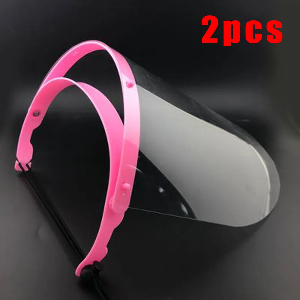 2 шт Защитные щитки для лица с складным прозрачным козырьком трещотка