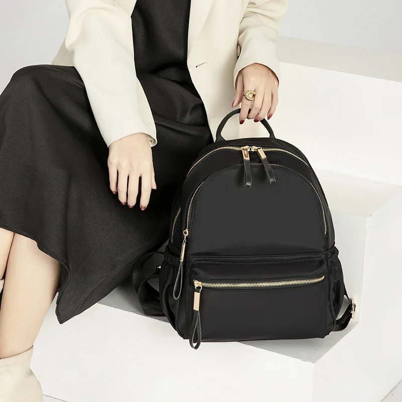 

All-match Casual Oxford Cloth 2021 New Fashion Ladies Backpack Travel Simple Large-capacity School Bag Purses and Handbags Cc Gg