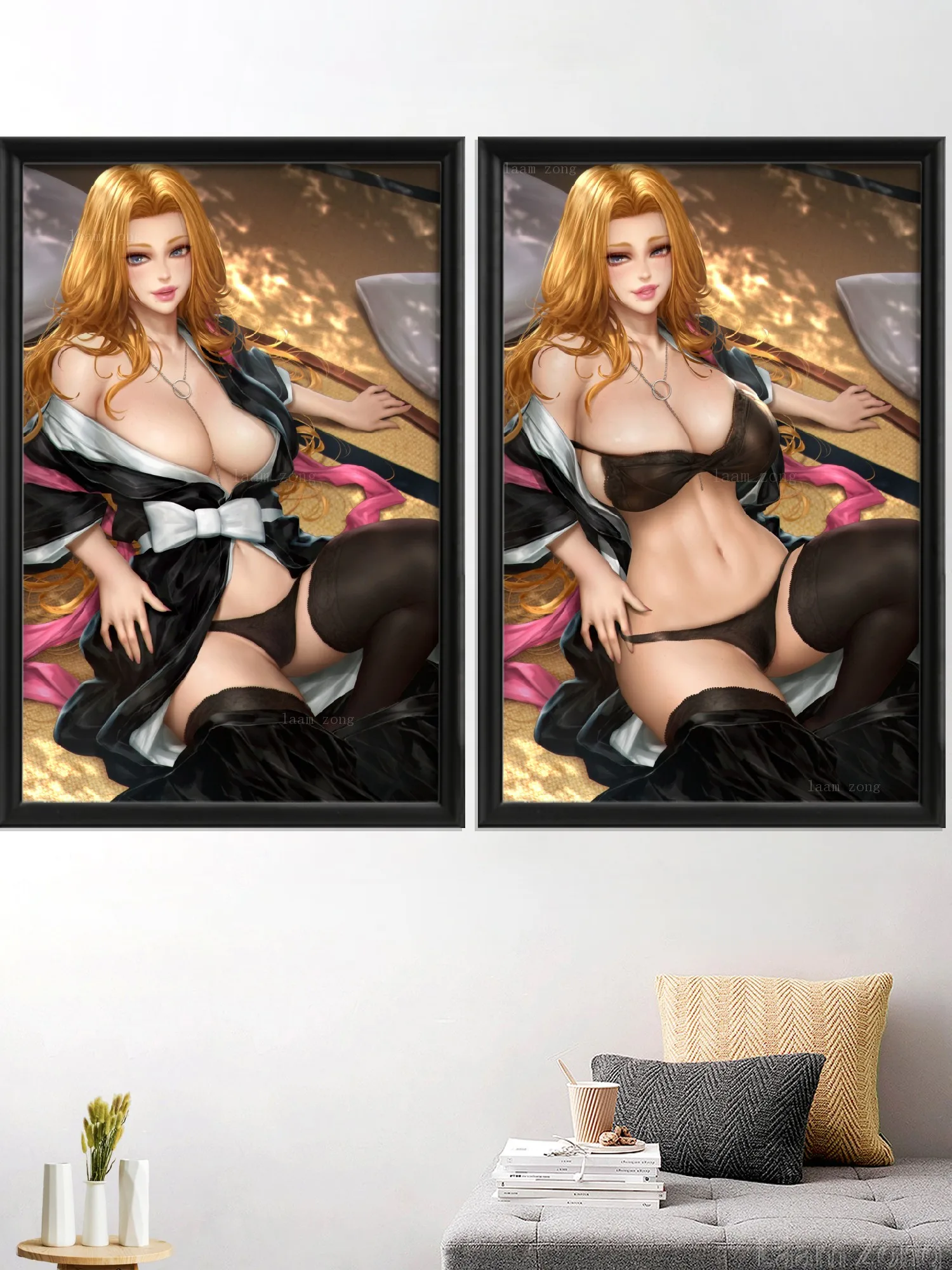 Nelliel Rangiku Shihouin Сексуальный Обнаженный аниме японский мультфильм отбеливатель