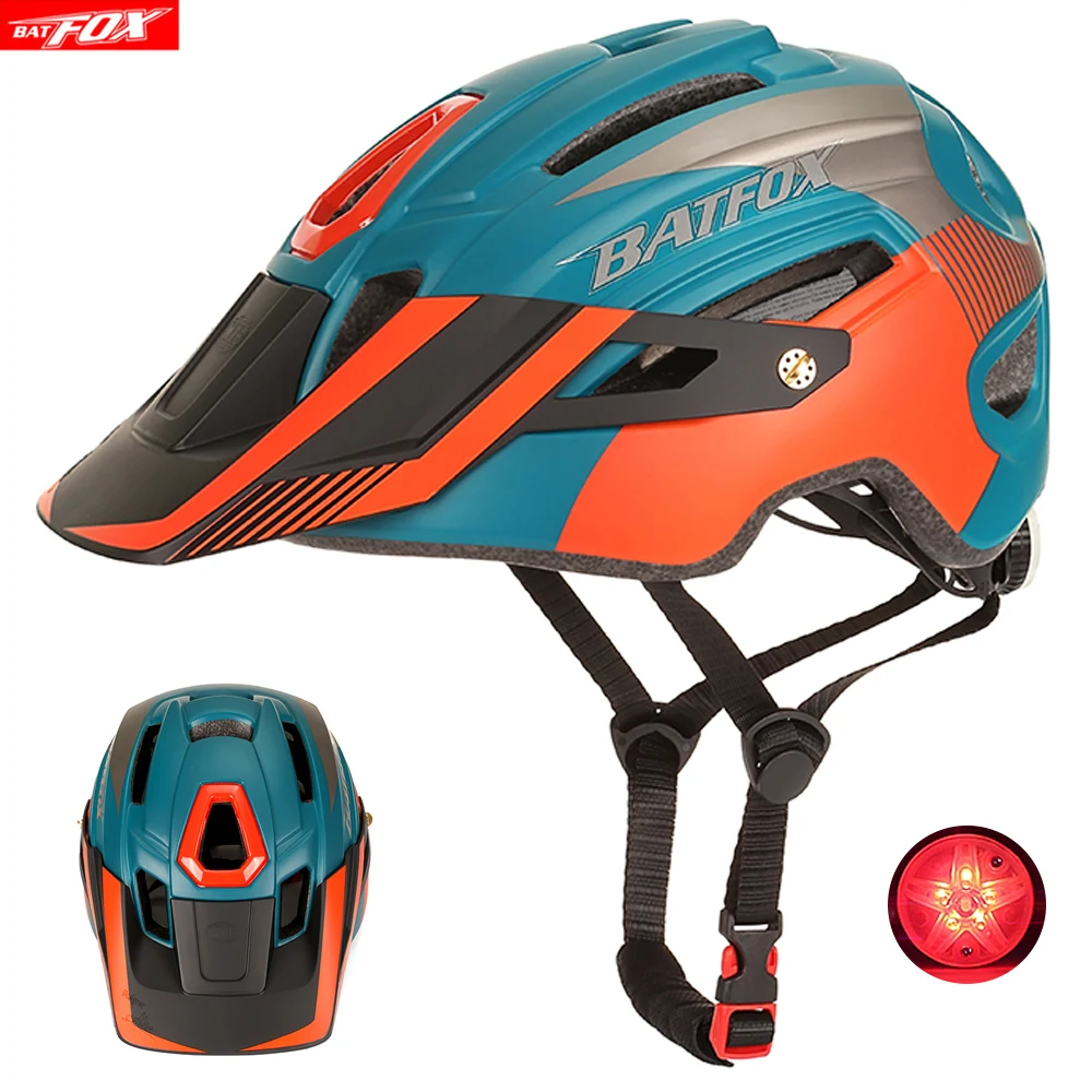 BATFOX-cascos de bicicleta para hombre y mujer, protección de cabeza para ciclismo...
