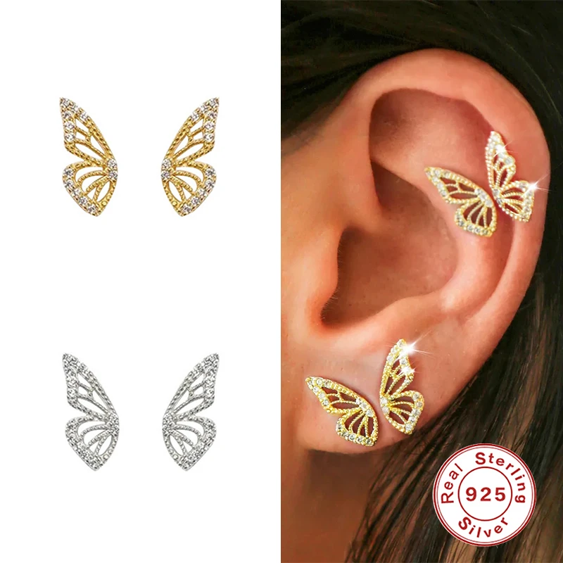 ROXI в богемном стиле кристаллами бабочка серьги со шпилькой для женщин свадебные