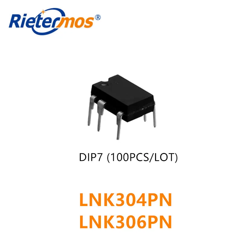 100 шт. LNK306PN LNK306P LNK306 LNK304PN LNK304P LNK304 DIP7 оригинал | Электроника