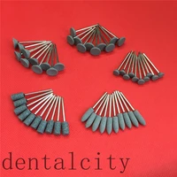 1 set 50pcs dental gravel ceramic coarse green fg burs polisher 2 35mm dental lab equipment