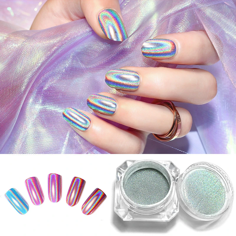 

Sparkling Diamond Nail Powder Laser Nail Glitter Dust Fine Shiny Pigment Holographic Nail Art Decorations Flakes Sequins