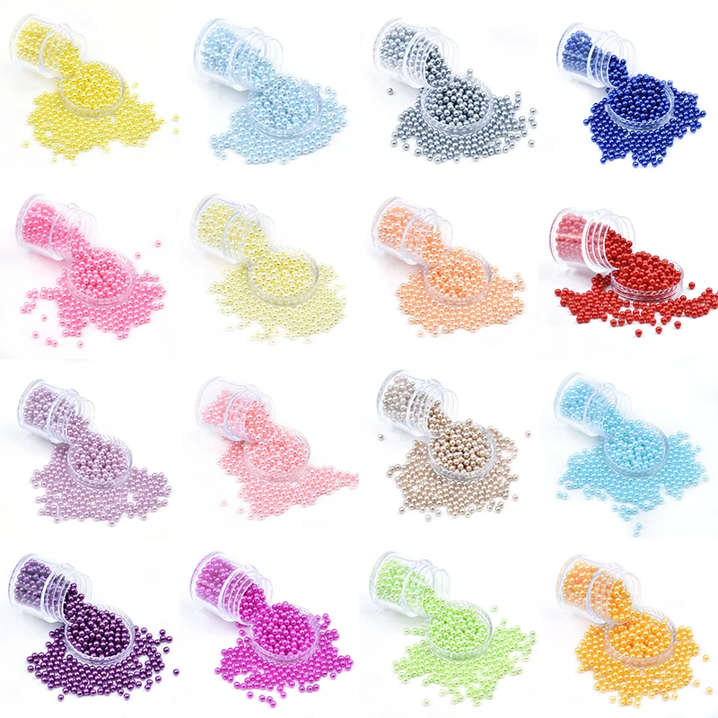 1000 шт. круглые бусины без отверстий 3 мм 28 цветов|Бусины для одежды| |