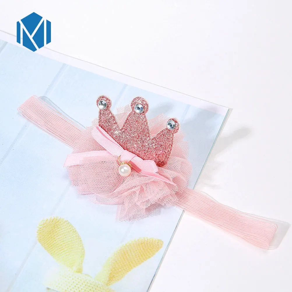M MISM/новые милые детские аксессуары для девочек с жемчужинами и высокой