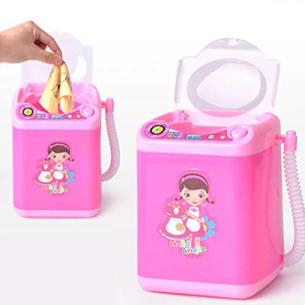 

Моющийся очиститель кистей для макияжа, детская игрушка для ролевых игр с автоматической стиральной машиной