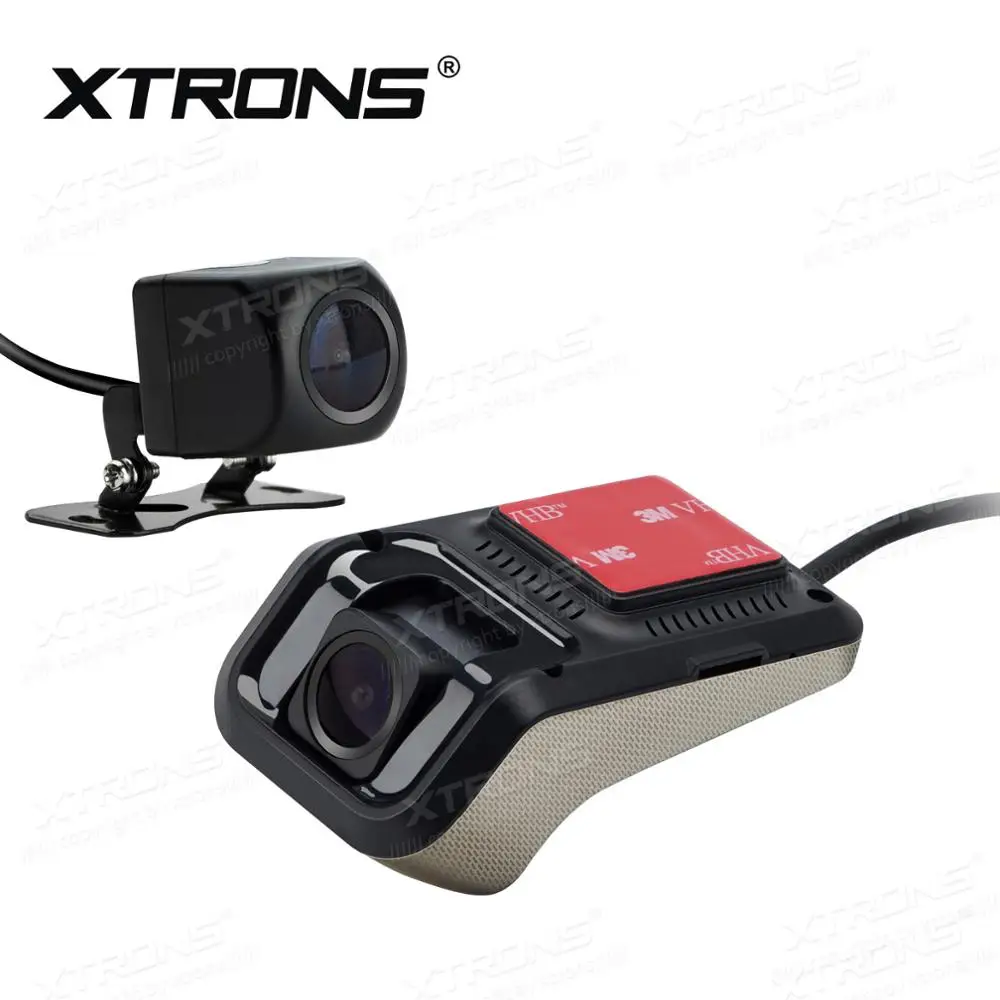 XTRONS DVR027S автомобильный Передний + задний DVR видеорегистратор Система 1280*720 HD