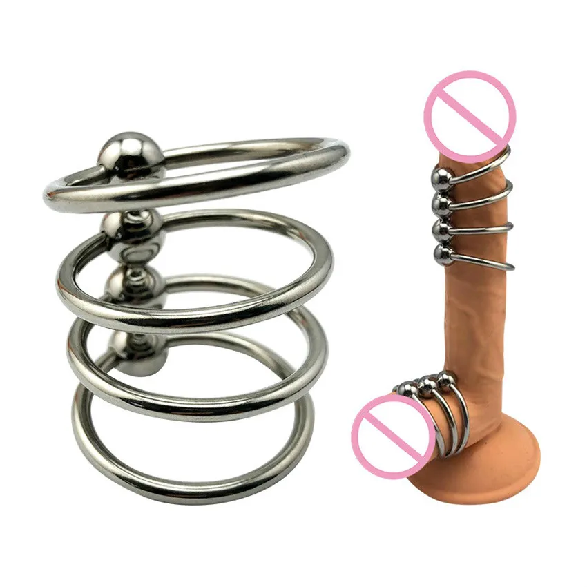 Металлические Кольца для пениса секс игрушки мужчин мужское время кольцо