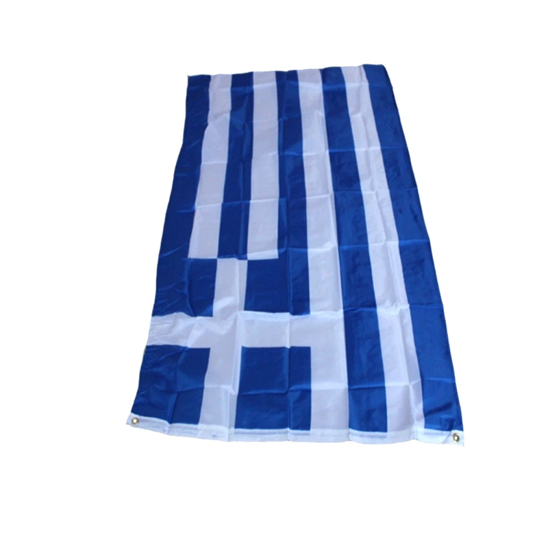 

90150cm Greek Flag Activity Festival Parade Banner Home Decoration Greece Flags 875D