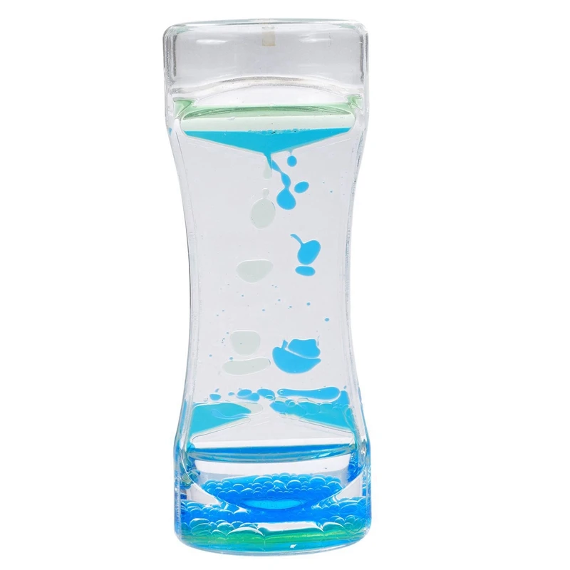 Мода-2 шт. жидкий таймер Bubble Motion Drop для сенсорной игры визуальный Gravity подарок