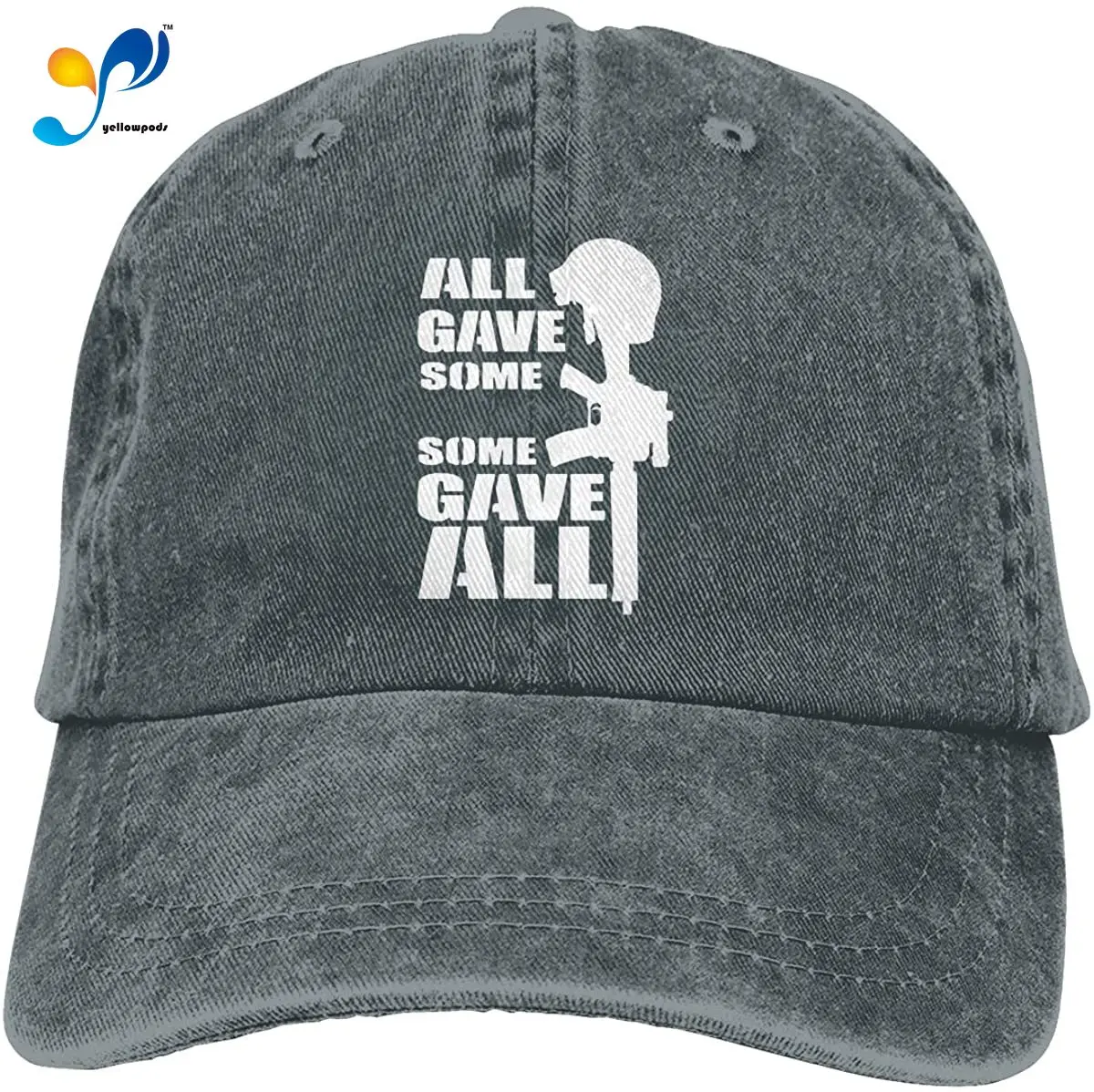 

All Gave Some Some Gave All Baseball Cap Vintage Washed Distressed Cotton Unisex Hat Adjustable Casquette Cap Cowboys Hats