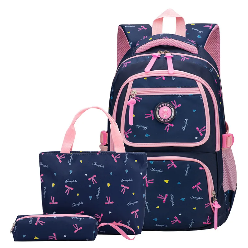 

Водонепроницаемый детский школьный рюкзак для девочек, школьный рюкзак принцессы с принтом, школьные сумки для детей, Mochila Infantil, на молнии