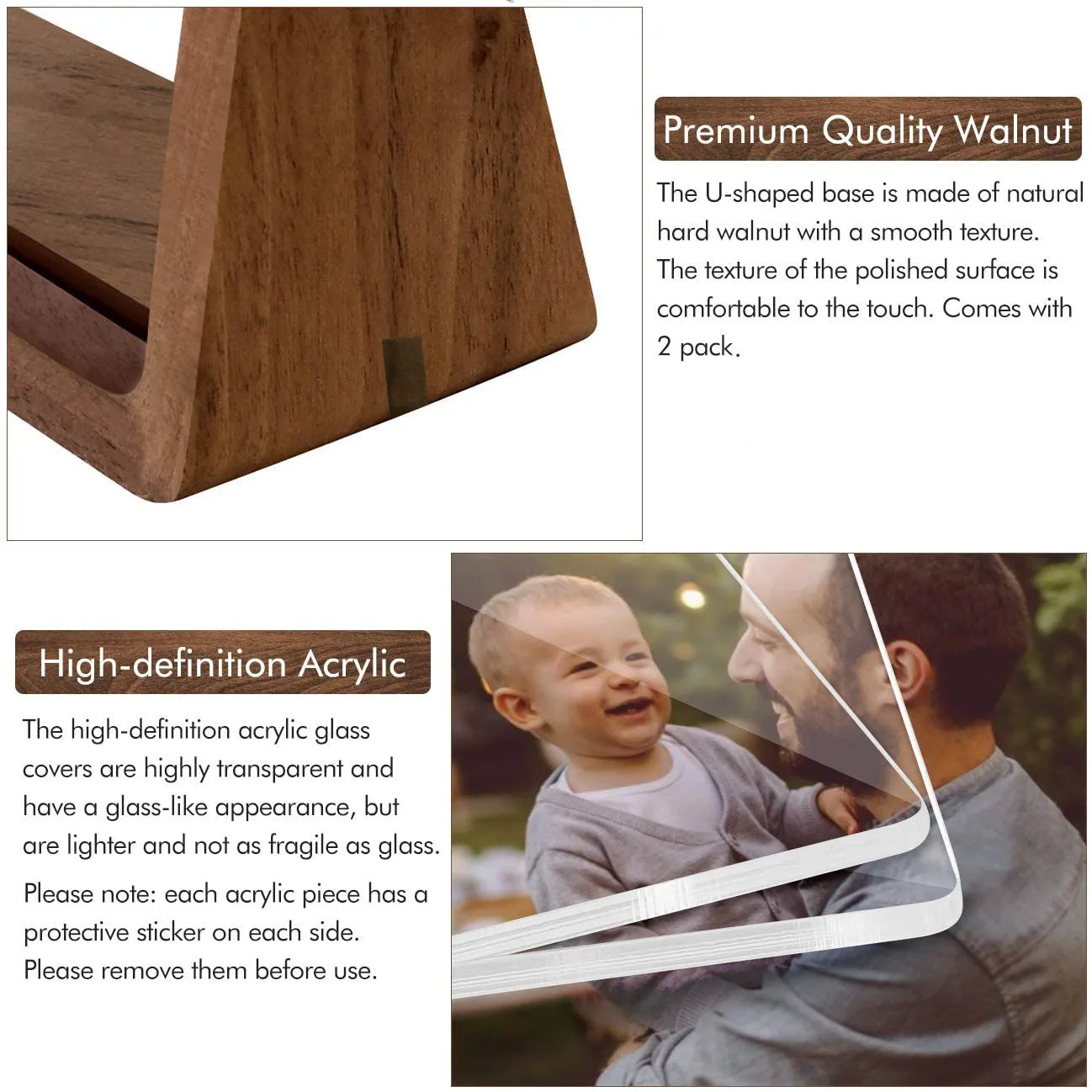 CymerkeBox Настольный рамы для картин Офис 5x7 дюймов легко показать оригинал из