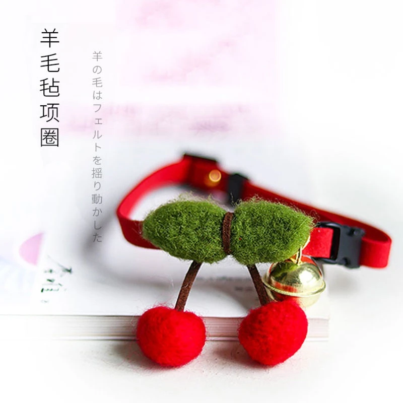 Ожерелье с цветным японским кошачьим воротником милое эластичное ожерелье