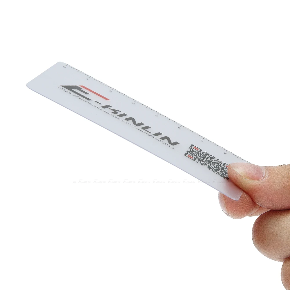 ruler plastic open mobile phone lcd screen disassembly teardown repair pry opening tool scraper measuring business tools card free global shipping