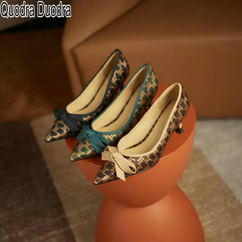 

Women Shoes Pumps Pointed Toe Solid Genuine Leather Fashion New Slip-on Lady Thin High Heels Office Party Female Casual Sexy