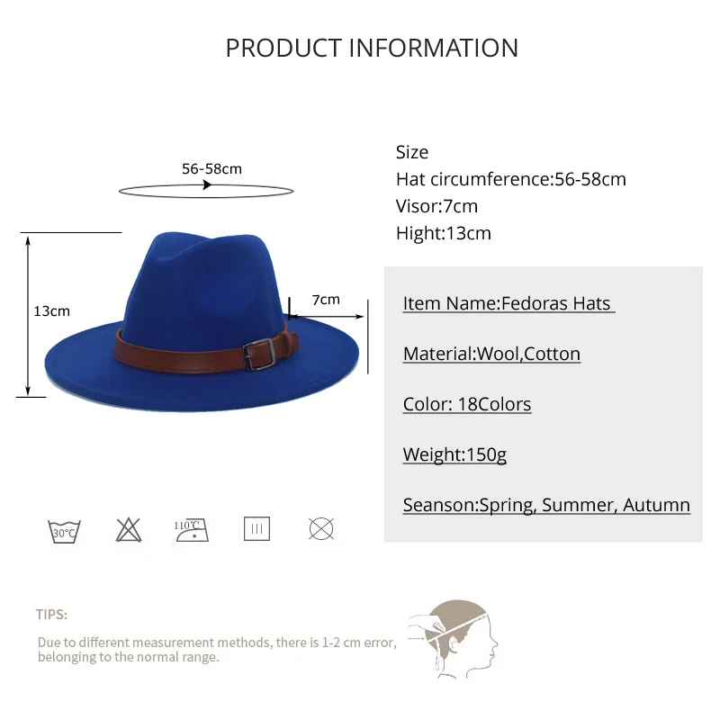 2020 Ladies Autumn And Winter Imitation Wool Hat Harajuku Style Hat Male Panama Hat High Top Jazz Hat F80