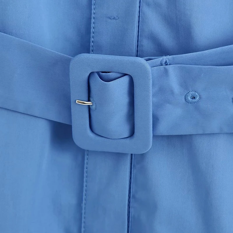 Женское однотонное платье рубашка с длинным рукавом и поясом|Женские платья| |