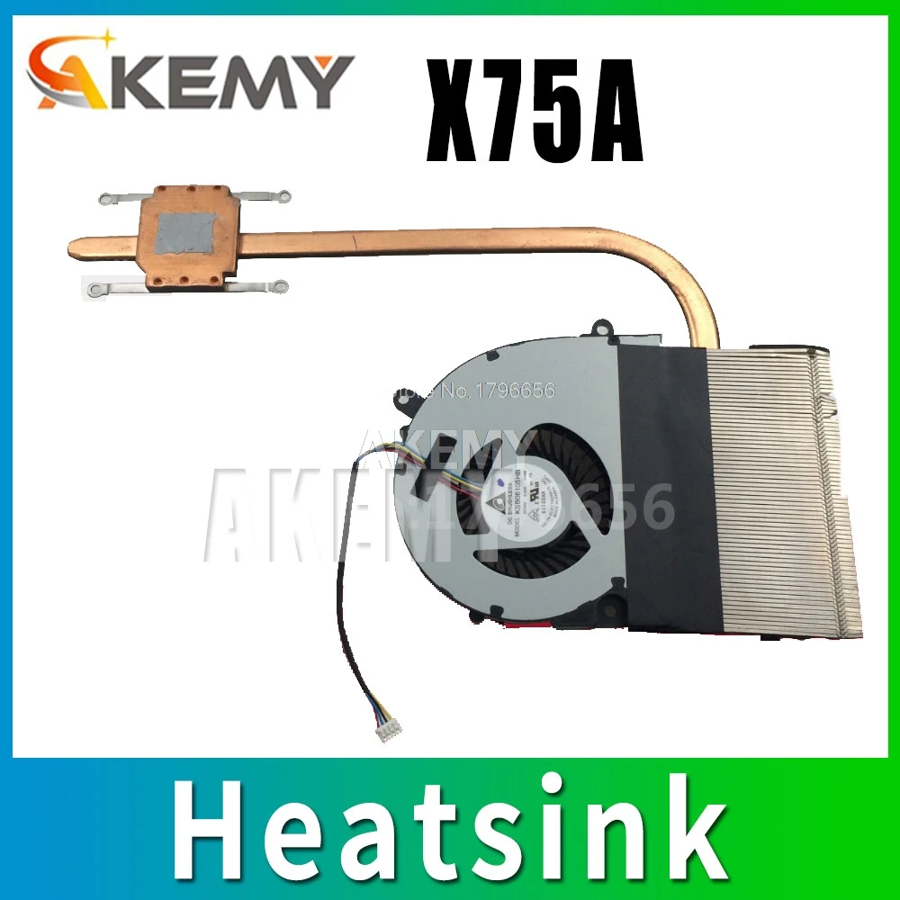 

Радиатор охлаждения для ноутбука/ноутбука, радиатора и вентилятора для Asus X75 X75A X75SV X75VB F75VC F75VD 13GN3DO1AM010-1 3CXJ4TMJN00 радиатор