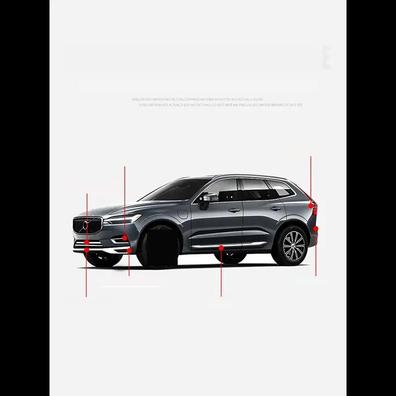 

Accessori Auto Decoration Sticker Car Accessories Exterior Door Body Rear Fog Lamp Front Bumper 2018 2019 2020 FOR Volvo XC60