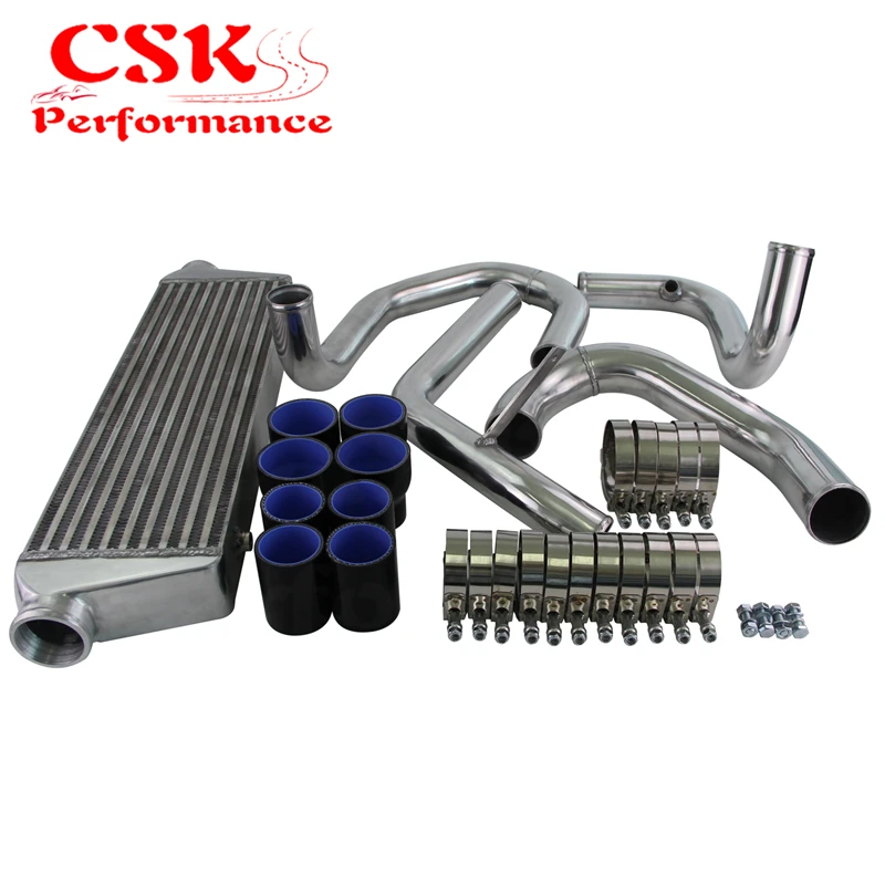 Высокопроизводительный Модернизированный комплект FMIC Turbo Intercooler + трубопровод