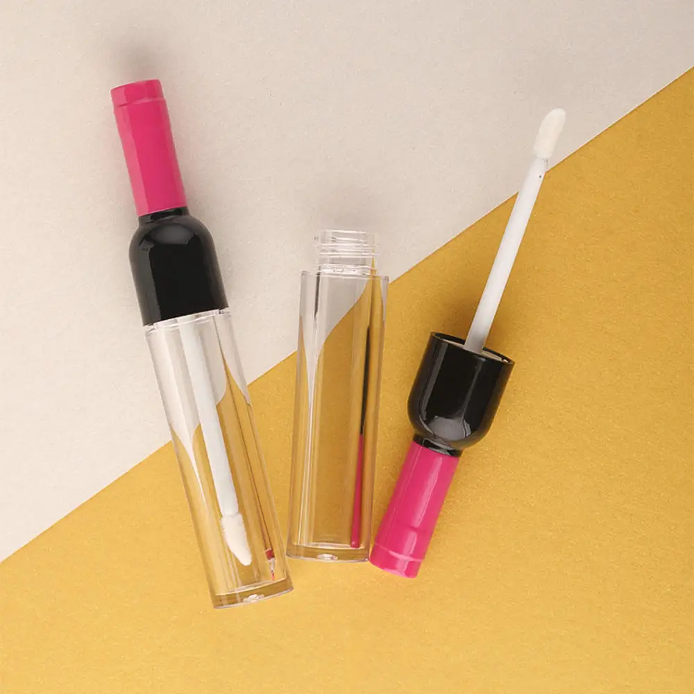 Пустая винная туба для блеска губ 5 мл тюбики губной помады многоразовая бутылка
