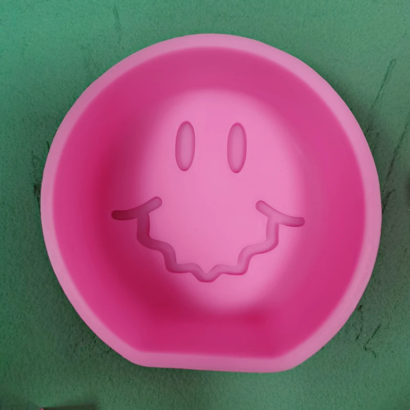 Силиконовая форма для свечей Улыбка силиконовая мыла пастельного эстетического
