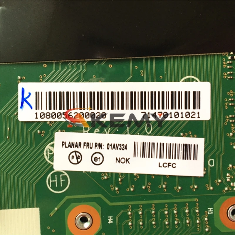 

NM-A441 Laptop motherboard For Lenovo ThinkPad P70 original mainboard DDR4 i7-6500/i7-6560