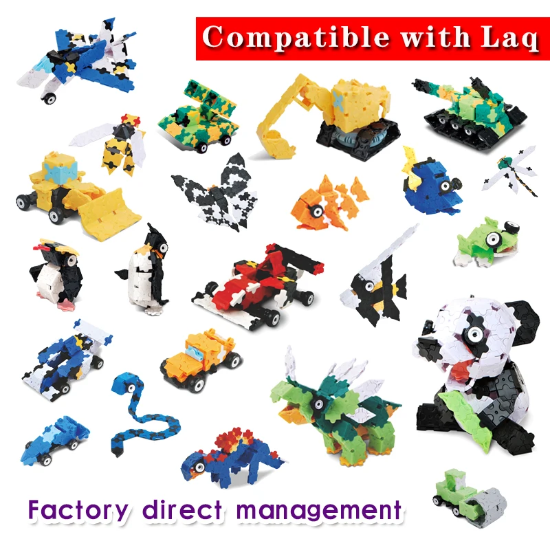 Bloques de construcci&oacute;n para ni&ntilde;os, juguete de ladrillos para armar tanque de combate, arma y coche, Compatible con bloques Laq, 418 piezas-0