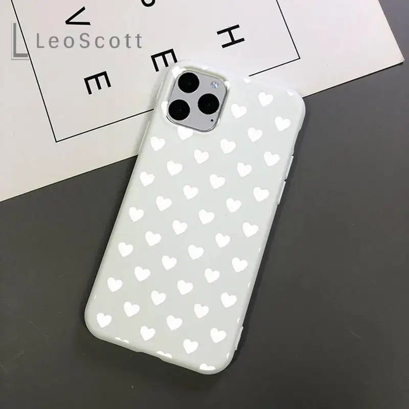 

love Phone Case Candy Color for iPhone 11 12 mini pro XS MAX 8 7 6 6S Plus X 5S SE 2020 XR
