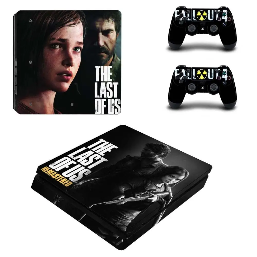 Последняя из США PS4 тонкая защитная оболочка Виниловая наклейка для консоли и