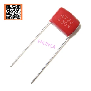 10 шт. CBB 630 в 5% НФ 472J шаг 10 мм DIP CBB полипропиленовый пленочный конденсатор