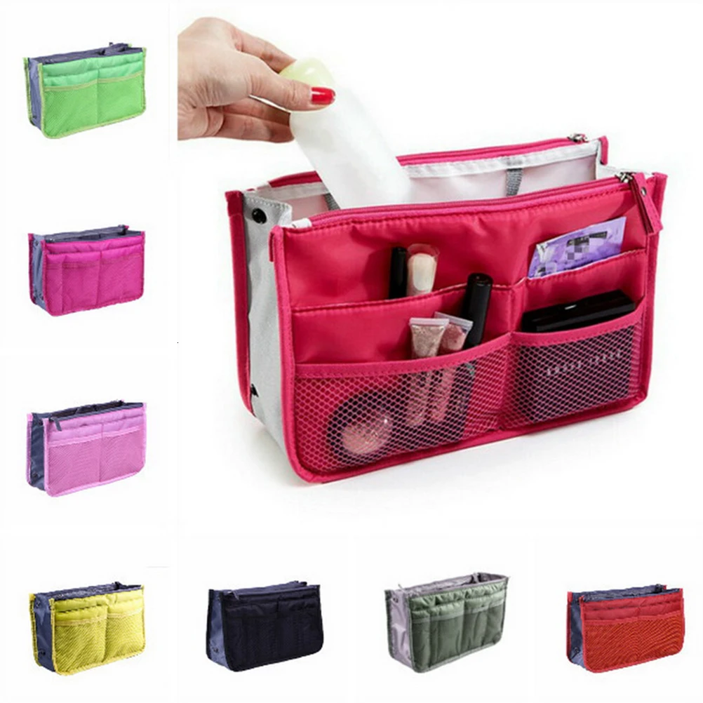 Дорожная сумка многоцветная портативная косметичка женская модная