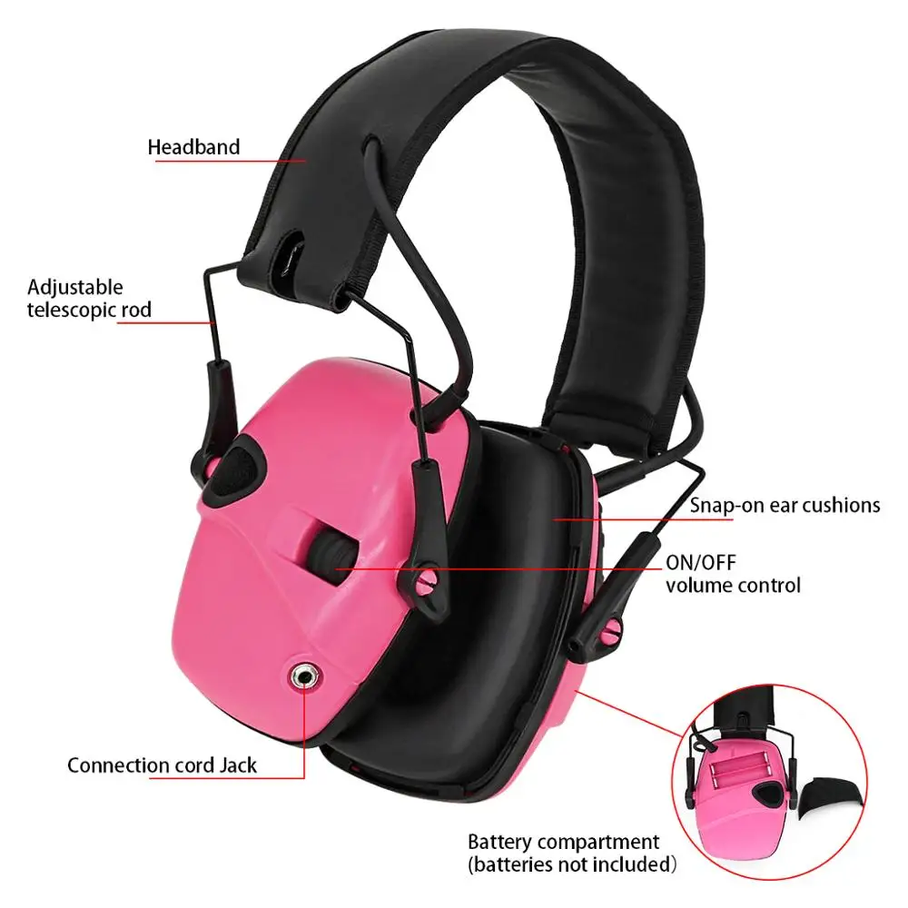 Тактические перчатки и варежки наушники электронные съемки защиты слуха